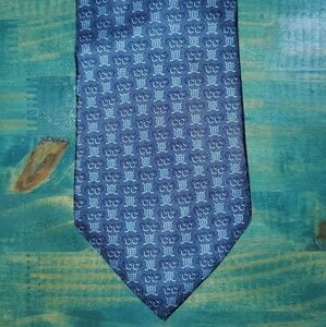 Light And Dark Blue Iihf Logo Tie New